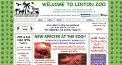 Desktop Screenshot of lintonzoo.com